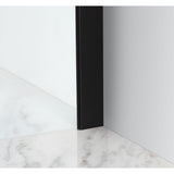 60 in. - 64 in. x 34 in. x 80 in. Frameless Corner Sliding Shower Enclosure Clear Glass in Oil Rubbed Bronze Left - Super Arbor