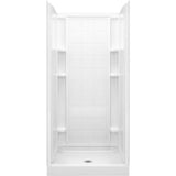 Ensemble 36 in. x 34 in. Single Threshold Shower Base in White - Super Arbor