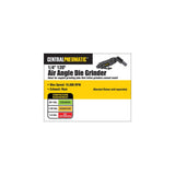 Central Pneumatic 1/4 in. 120° Angle Air Die Grinder (Model 99841)