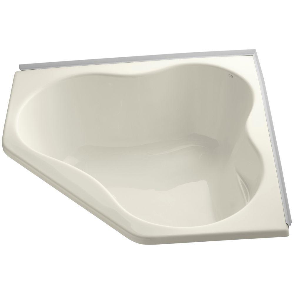 ProFlex 4.5 ft. Front Drain Corner Bathtub in White - Super Arbor