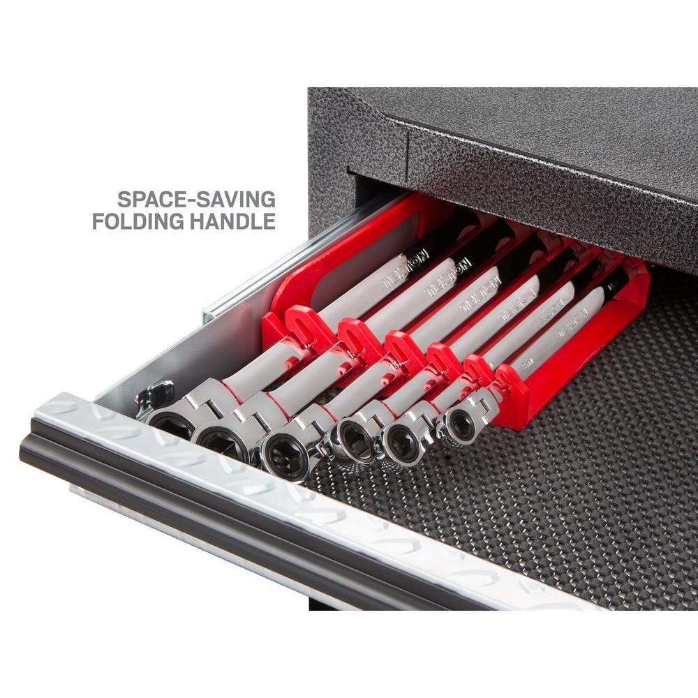 6-Piece Extra Long Flex-Head Ratchet Box End Wrench Set (8-19 mm) - Super Arbor