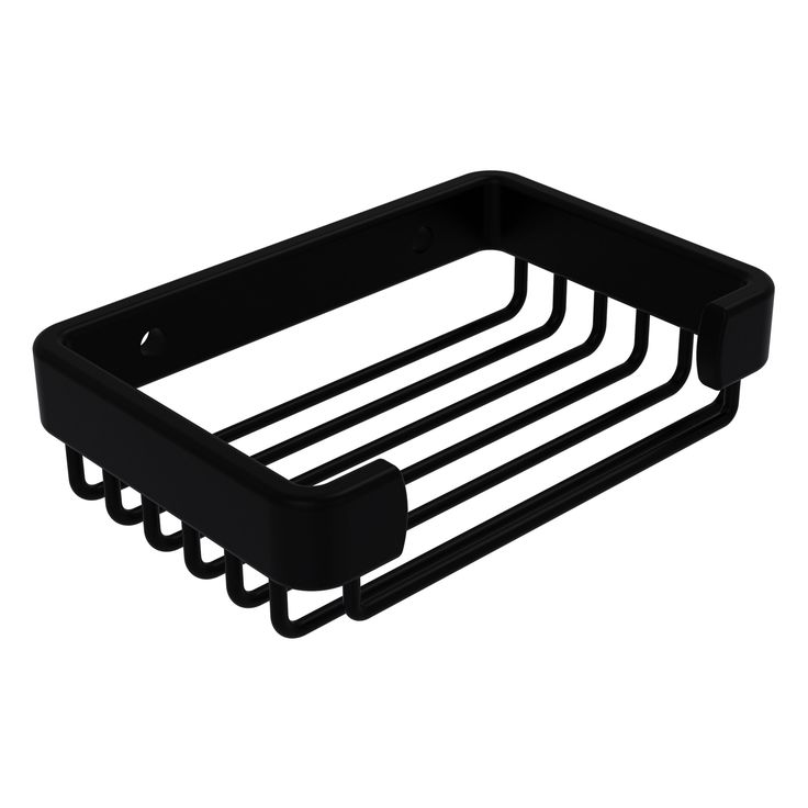 Allied Brass Rectangular Soap Basket in Unlacquered Brass