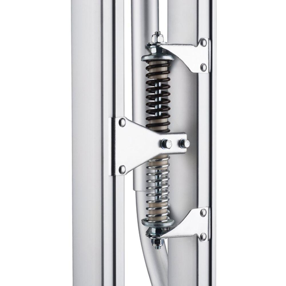 24 in. to 40 in. Adjustable Height Drywall Stilts in Silver - Super Arbor