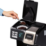 Flex Brew 2-Way 10-Cup Black Drip Coffee Maker with Thermal Carafe