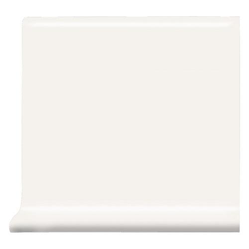 American Olean Matte Designer White Ceramic Cove Base Tile (6-in x 6-in) - Super Arbor