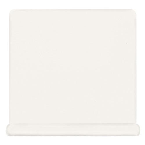 American Olean Bright White Gloss Ceramic Cove Base Tile (6-in x 6-in) - Super Arbor