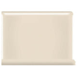 American Olean Bright Biscuit Gloss Ceramic Cove Base Tile (6-in x 6-in) - Super Arbor