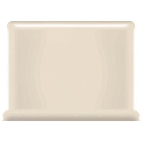 American Olean Bright Light Smoke Ceramic Cove Base Tile (4-in x 6-in) - Super Arbor