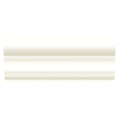 American Olean Linea Gloss Black Ceramic Chair Rail Tile (2-in x 6-in) - Super Arbor