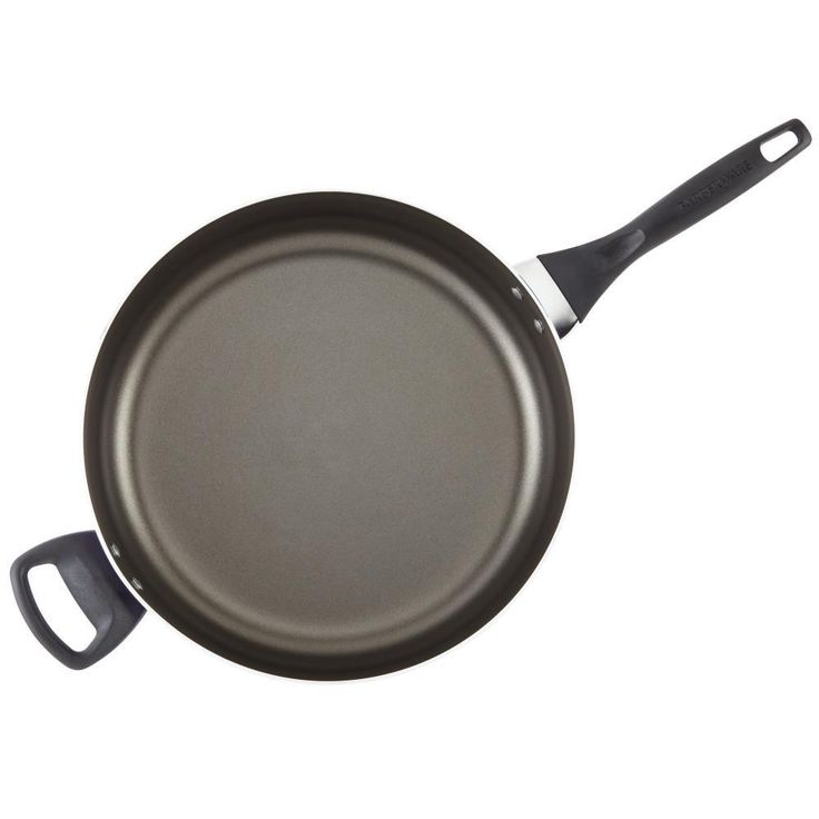 Dishwasher Safe 12 in. Aluminum Nonstick Skillet in Black with Glass Lid