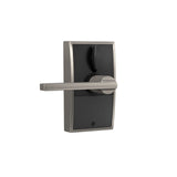 Schlage Century Touch Electronic Door Lock Deadbolt and Latitude Lever, Matte Black