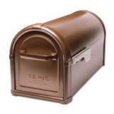 Hillsborough Post Mount Mailbox Copper - Super Arbor