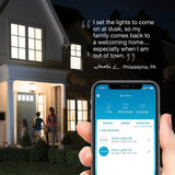 Caseta Wireless Smart Lighting Dimmer Switch and Pico Wall-Mounting Starter Kit in White - Super Arbor