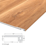 CALI Mute Step South Seas Oak 0.31-in T x 1.37-in W x 72-in L Vinyl Threshold