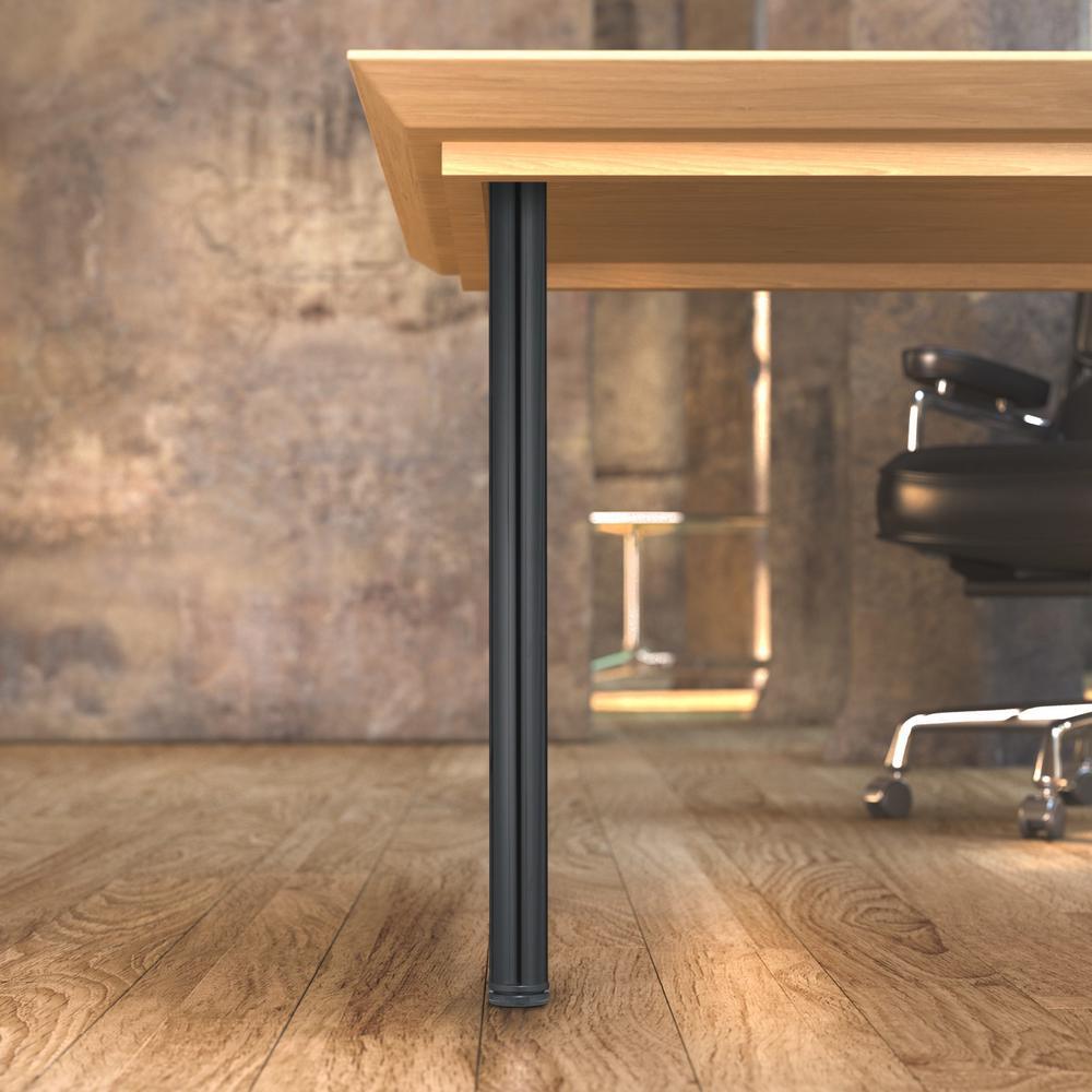 34-1/4 in. (870 mm) Black Adjustable Table Leg - Super Arbor
