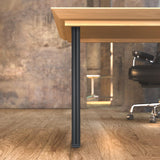 34-1/4 in. (870 mm) Black Adjustable Table Leg - Super Arbor