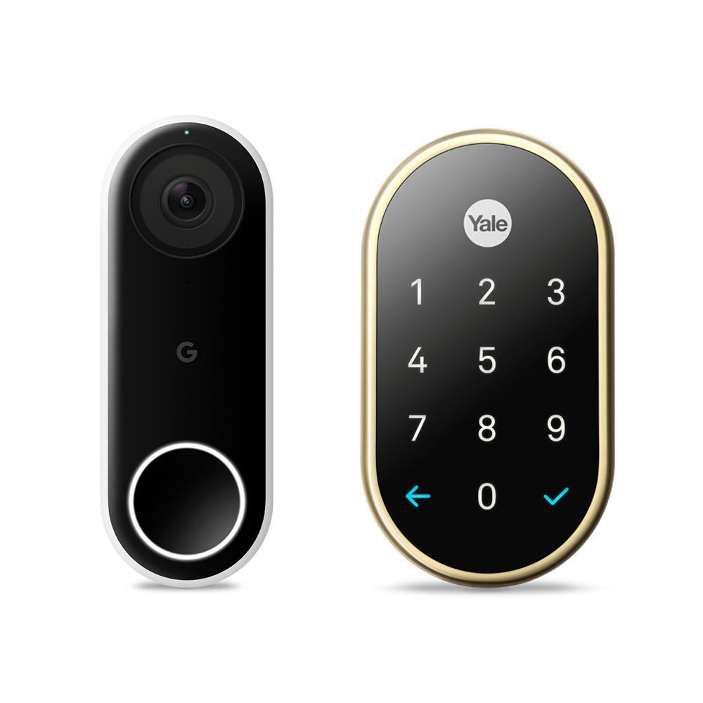 Nest x Yale Lock Satin Nickel with Google Nest Connect - Super Arbor