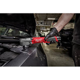 Milwaukee M12 FUEL 12V Brushless 1/2 in. Right Angle Impact Wrench Kit with (2) 3.0Ah Batteries, Friction Ring
