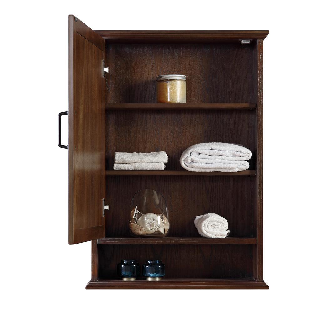 Walden 24 in. W x 34 in. H Surface-Mount Medicine Cabinet in Driftwood Gray - Super Arbor