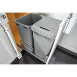 Rev-A-Shelf 50-Quart Plastic Soft Close Pull Out Trash Can