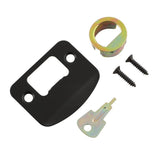 Westwood Matte Black Bed/Bath Door Lever with Square Rose