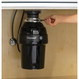 GE 1-HP Continuous Feed Noise Insulation Garbage Disposal