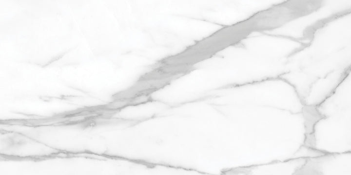 Satori Statuario Nuovo 12-in x 24-in Honed Porcelain Marble look Floor and Wall Tile product image