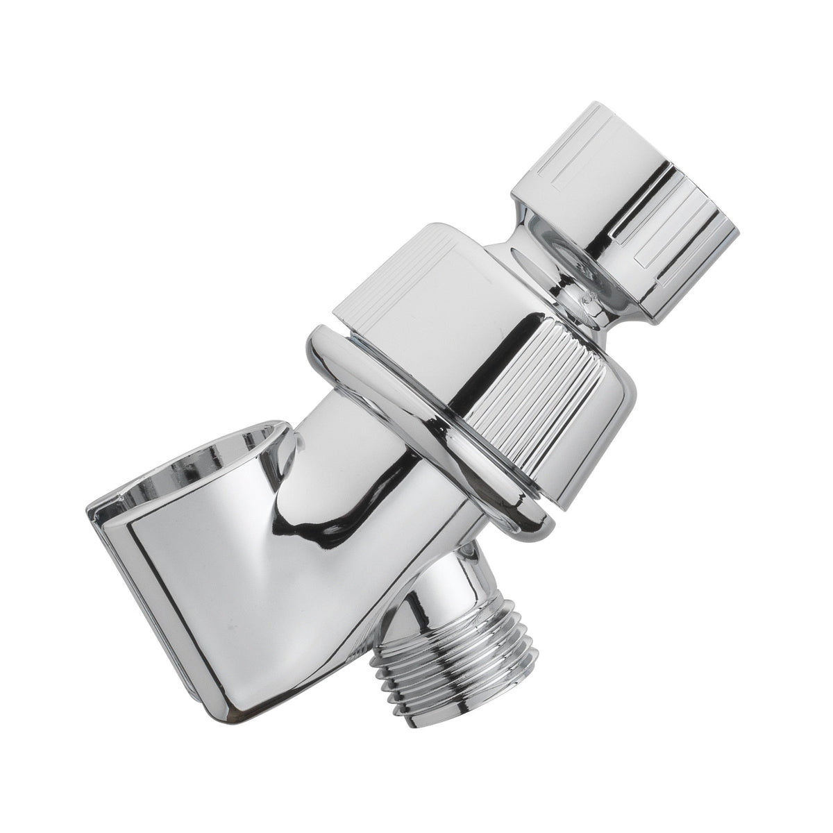 Project Source 0.5-in Chrome Universal Handheld Shower Holder, 3.5-in Length