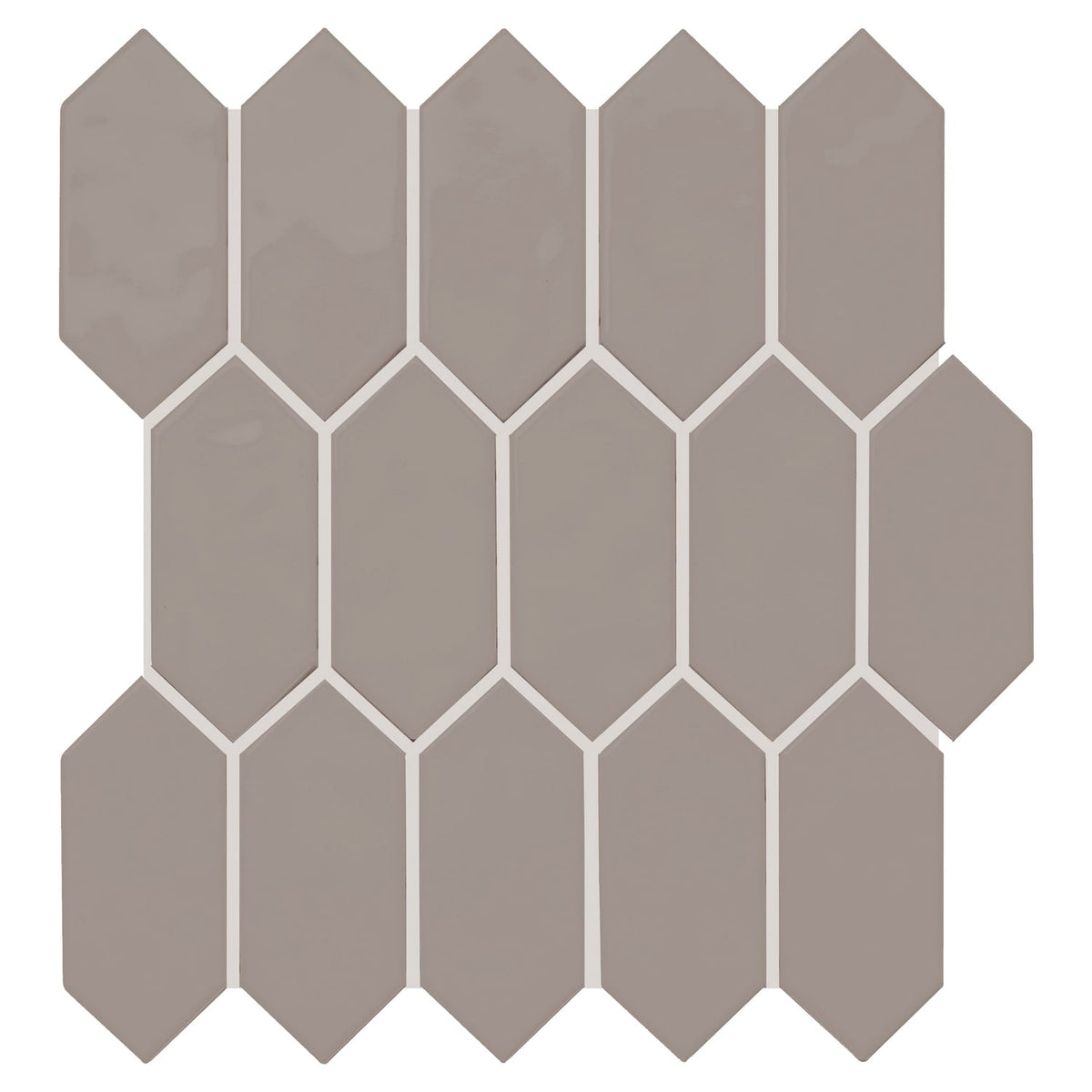 Daltile Mythology Harmonia 11-in x 12-in Glossy Ceramic Handcrafted look Mosaic Wall Tile product image