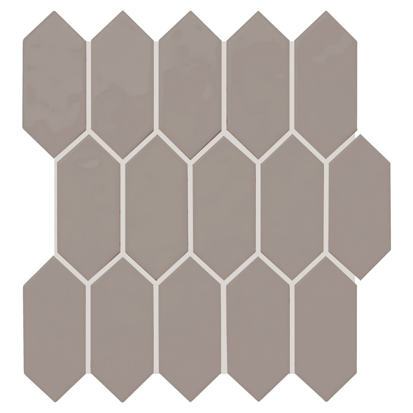 Daltile Mythology Harmonia 11-in x 12-in Glossy Ceramic Handcrafted look Mosaic Wall Tile product image
