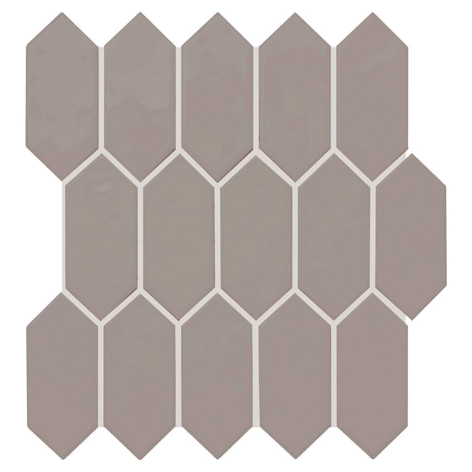 Daltile Mythology Harmonia 11-in x 12-in Glossy Ceramic Handcrafted look Mosaic Wall Tile product image