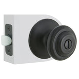 Madrid Matte Black Bed and Bath Door Knob - Super Arbor