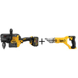 FLEXVOLT 60-Volt MAX Lithium-Ion Cordless Brushless 1/2 in. Stud and Joist Drill w/Batteries and Bonus Swivel Head Shear - Super Arbor