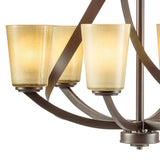 Kichler Layla 6-Light Brushed Nickel Transitional Chandelier - Super Arbor