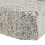 4 in. x 11.75 in. x 6.75 in. Pewter Concrete Retaining Wall Block - Super Arbor