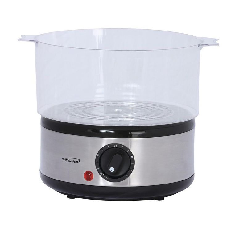 20-Cup Silver 2-Tier Food Steamer