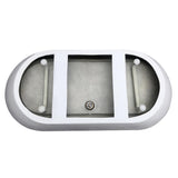 Brooklyn 60 in. Acrylic Flatbottom Bathtub in White with Polished Chrome Trim - Super Arbor