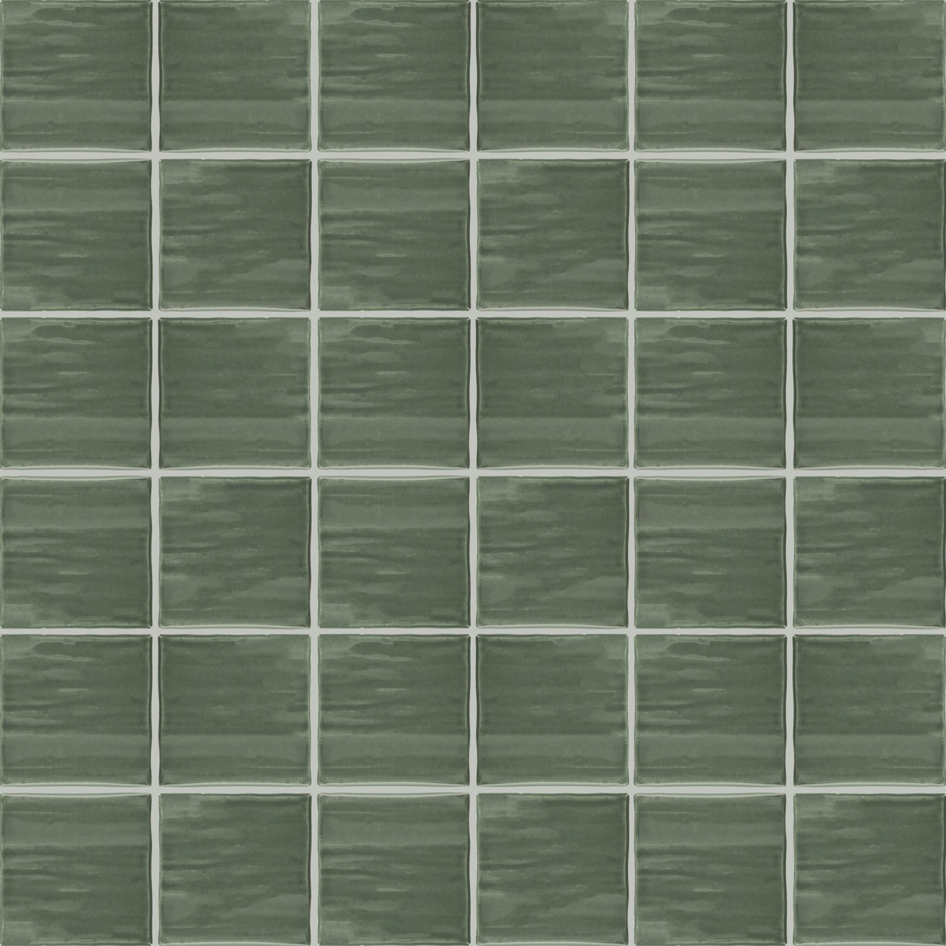 Daltile Artcrafted Aloe 4-in x 4-in Glossy Ceramic Handcrafted look Wall Tile product image