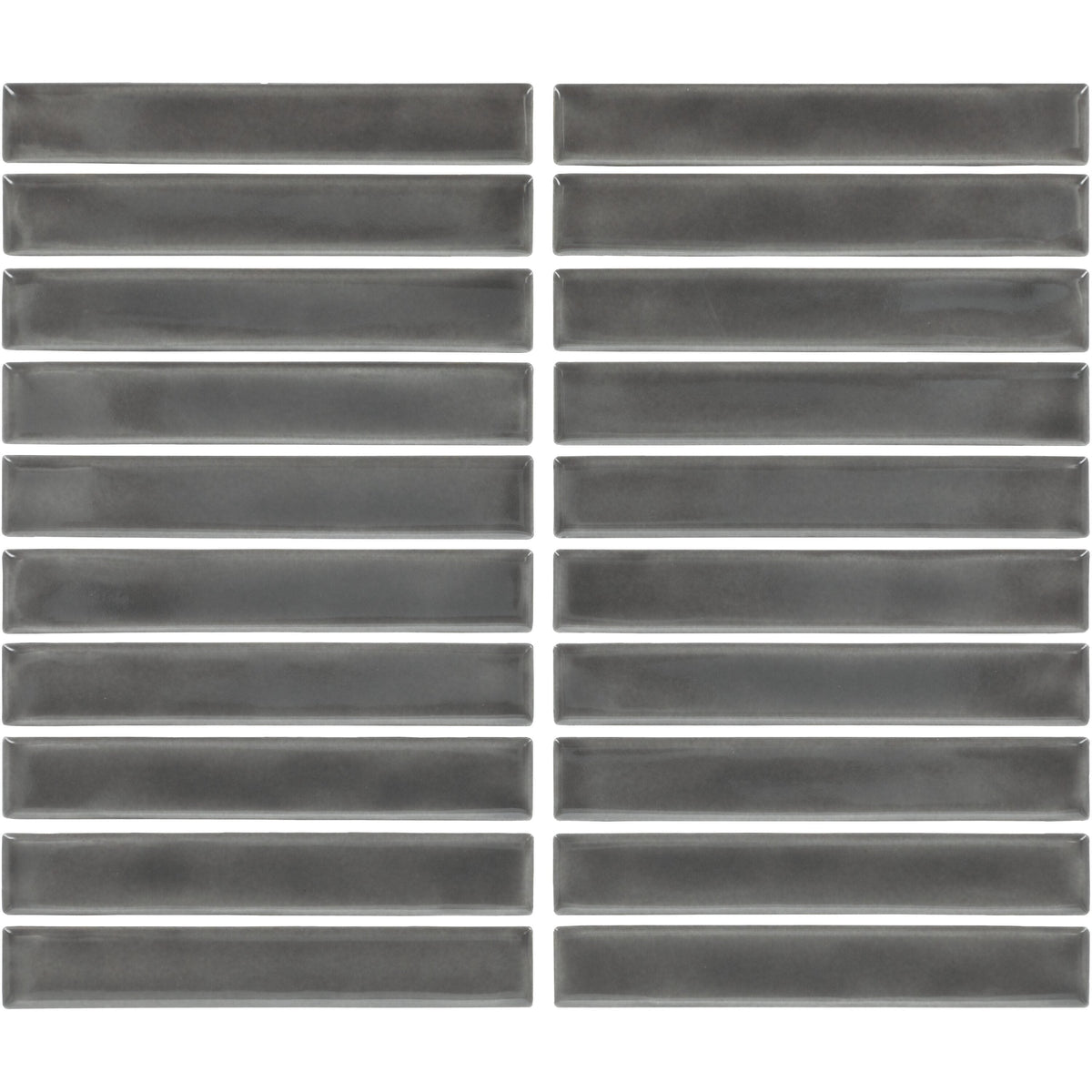 Daltile Artcrafted Drift 10-in x 12-in Glossy Ceramic Handcrafted look Mosaic Wall Tile product image