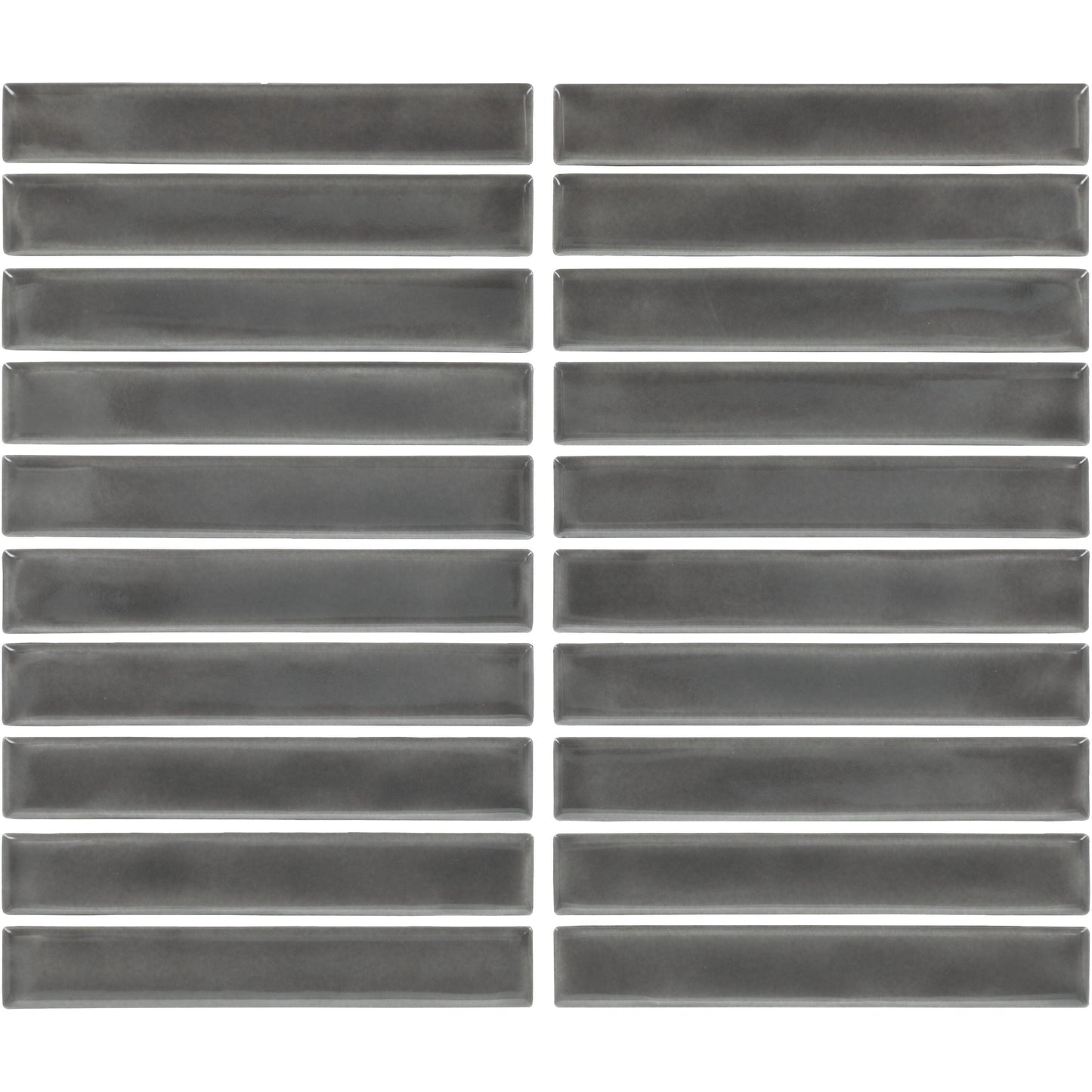 Daltile Artcrafted Drift 10-in x 12-in Glossy Ceramic Handcrafted look Mosaic Wall Tile product image