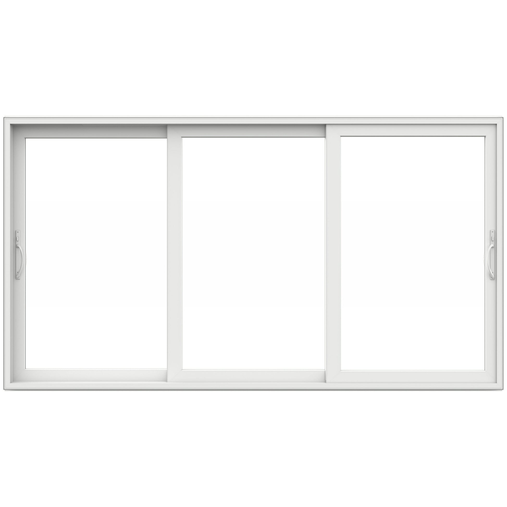 JELD-WEN 177-in x 80-in Vinyl Sliding, Universal reversible – product-only view