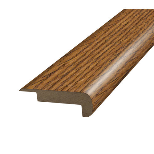 SimpleSolutions 2.37-in x 78.7-in Chesterfield Hackberry Prefinished Stair Nosing - Super Arbor