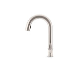 Sensate Single-Handle Touchless Pull Down Sprayer Kitchen Faucet in Vibrant Stainless with DockNetik and Sweep Spray - Super Arbor
