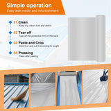 Agfabric Industrial Roof Waterproof Tape, Silver Roll Roofing, 0.66-ft W x 16.4-ft L (10.76-sq ft)