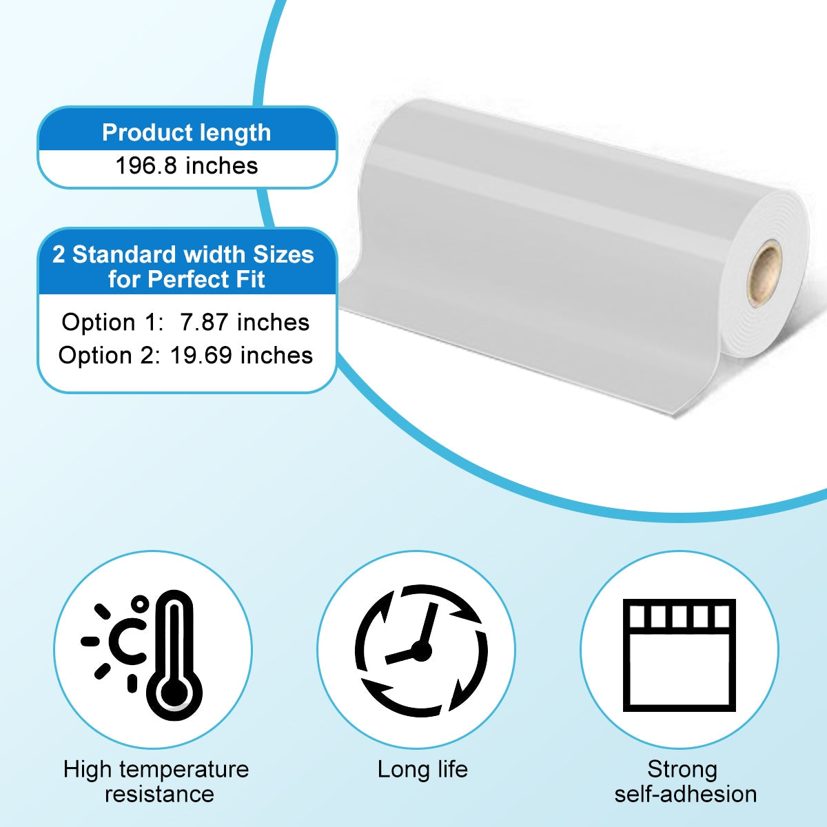 Agfabric Industrial Roof Waterproof Tape, Silver Roll Roofing, 0.66-ft W x 16.4-ft L (10.76-sq ft)