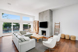 CALI Bamboo Java hardwood flooring — installed room view