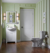 Style Selections Euro 24-in White Single Sink Bathroom Vanity with White Cultured Marble Top