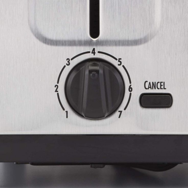 Stainless Steel 2 Slice Toaster with Extra Wide Slots