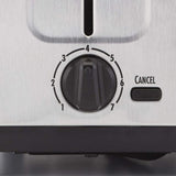 Stainless Steel 2 Slice Toaster with Extra Wide Slots