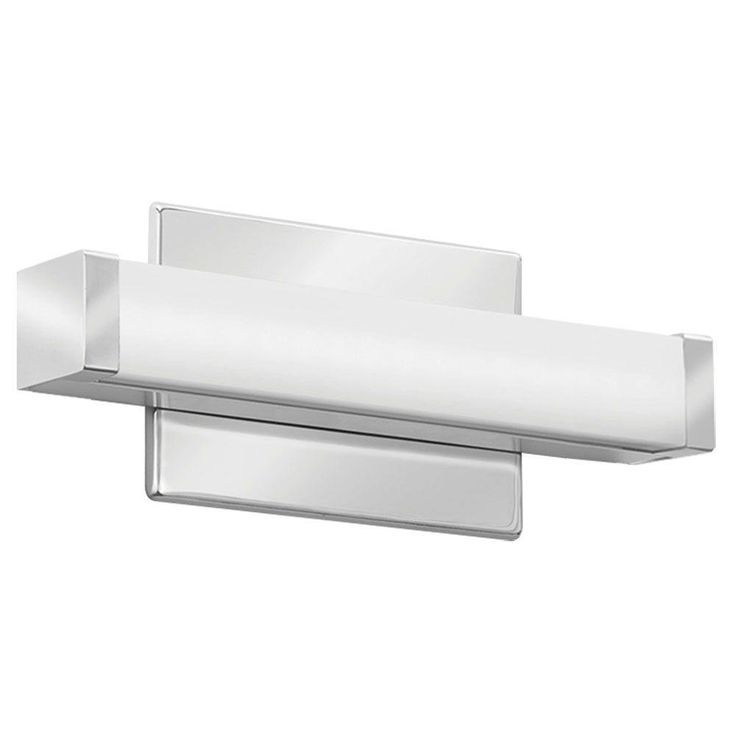 Contemporary Square Chrome 3K LED Vanity Light